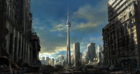 Post Apocalyptic Toronto! So much better than another shot of the Statue of Liberty ;)